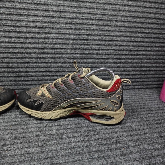 Asolo Shoes Womens 6.5 Blue Tan Red Switch Trail Running Outdoor Camping Hiking - Picture 3 of 14